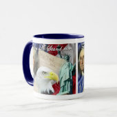 Nehmen einer Stand-Kaffee-Tasse Tasse (Vorderseite Links)