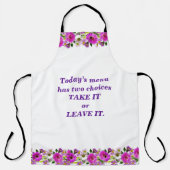 nehmen oder es in großer Schürze verlassen (Vorderseite)