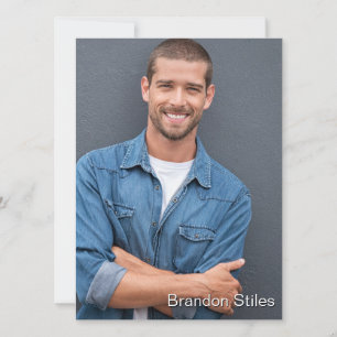 Nehmen Sie 2 Hollywood Schauspieler Talent Promo C Einladung