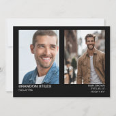 Nehmen Sie 2 Hollywood Schauspieler Talent Promo C Einladung (Rückseite)