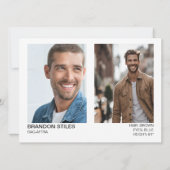 Nehmen Sie 2 Hollywood Schauspieler Talent Promo C Einladung (Rückseite)