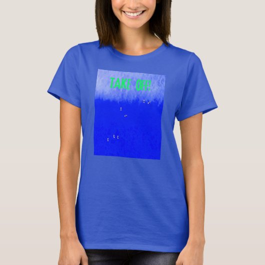 Nehmen Sie ab und fangen Sie einen T - Shirt an! (Vorderseite)