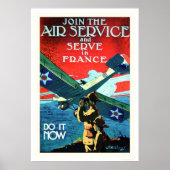 Nehmen Sie am Air Service and Serve in France teil Poster (Vorne)