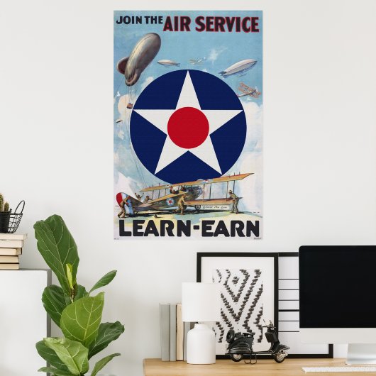Nehmen Sie am Air Service Poster teil (Heimbüro)