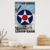 Nehmen Sie am Air Service Poster teil (Küche)