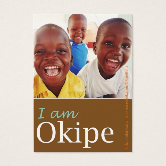 Nehmen Sie am Dorf teil - 100 Donor Cards (2,5"x3, (Vorderseite)