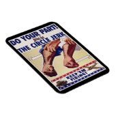 Nehmen Sie am Internet Circle Jerk teil Magnet (Rechte Seite)