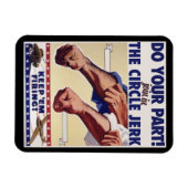 Nehmen Sie am Internet Circle Jerk teil Magnet (Horizontal)