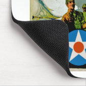 Nehmen Sie am Luftdienst ~ geben 'Er die Waffe Mousepad (Ecke)