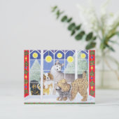 Nehmen Sie am Party teil Einladungspostkarte (Stehend Vorderseite)