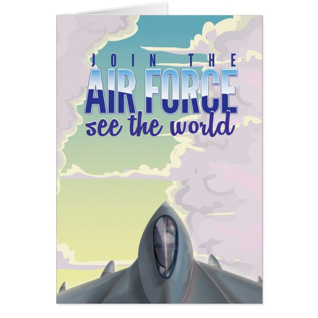 Nehmen Sie am Poster der Luftwaffe teil. (Vorne)