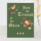 Nehmen Sie am Triumph des Himmel teil Karte (Gelbe Blume)