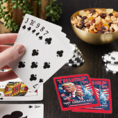 Nehmen Sie America Back Patriotic Trump 2024 Poker Spielkarten (In Situ)