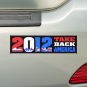 Nehmen Sie Amerika 2012 zurück Autoaufkleber (Auf Auto)