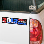 Nehmen Sie Amerika 2012 zurück Autoaufkleber (Auf Lkw)