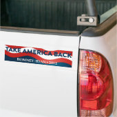 Nehmen Sie Amerika Romney/RyanAutoaufkleber 2012 Autoaufkleber (Auf Lkw)