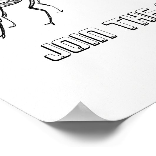 Nehmen Sie an den Resist Ants teil! Poster (Ecke)