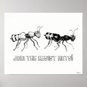 Nehmen Sie an den Resist Ants teil! Poster (Vorne)