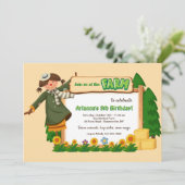 Nehmen Sie an der Einladung zum Bauernhof teil (Stehend Vorderseite)