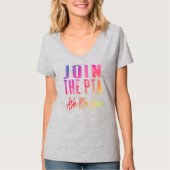 Nehmen Sie an der PTA Gefragt, wie Eltern-Lehrer T-Shirt (Vorderseite)