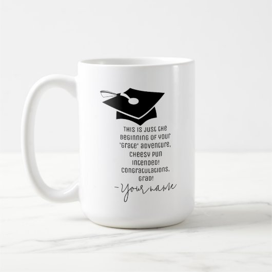 Nehmen Sie an Ihrem "Grate" Adventure Cheesy Absch Kaffeetasse (Links)