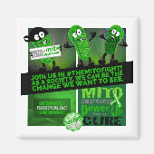 Nehmen Sie an #TheMitoFight teil Magnet (Vorne)