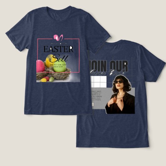 Nehmen Sie an unserem Osterverkauf-T - Shirt teil (Design Vorderseite & Rückseite)