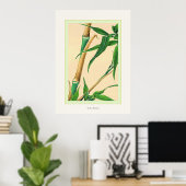 Nehmen Sie Bamboo ~ Vintage japanische Kunstdruckk Poster (Heimbüro)