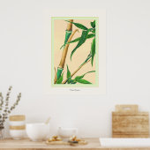 Nehmen Sie Bamboo ~ Vintage japanische Kunstdruckk Poster (Küche)
