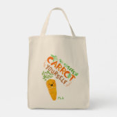 Nehmen Sie Carrot selbst | Motivierend Angebotspul Tragetasche (Rückseite)