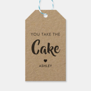 Nehmen Sie das "Cake Gift Tag", "Cake Pop Tag", "K Geschenkanhänger