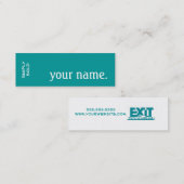 Nehmen Sie das einfach verkaufte Grundstück Mini Visitenkarte (Vorne/Hinten)