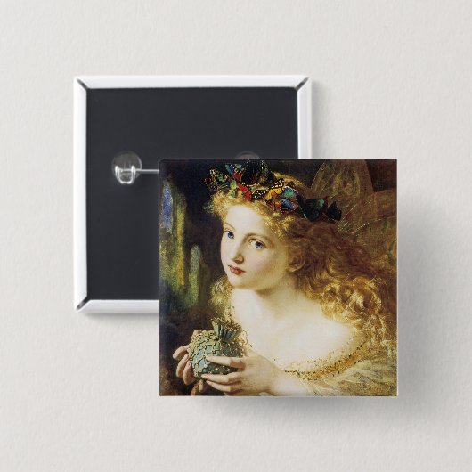 Nehmen Sie das Gesicht der Frau Button (Vorne & Hinten)