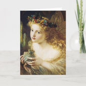 Nehmen Sie das Gesicht der Frau Karte (Vorderseite)