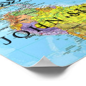 Nehmen Sie das Herz, ich habe die Welt überwunden. Poster (Ecke)