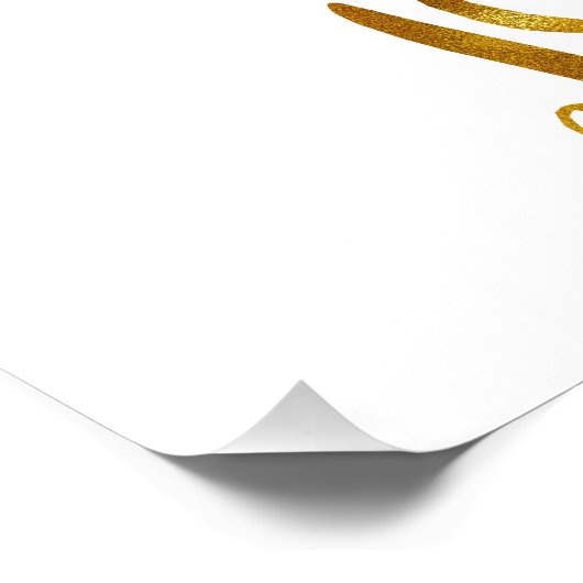 Nehmen Sie das Reiseangebot Gold-Imitate für den S Poster (Ecke)