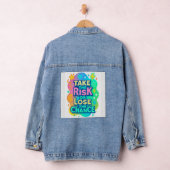 Nehmen Sie das Risiko oder verlieren Sie die Chanc Jeansjacke (Hangar)