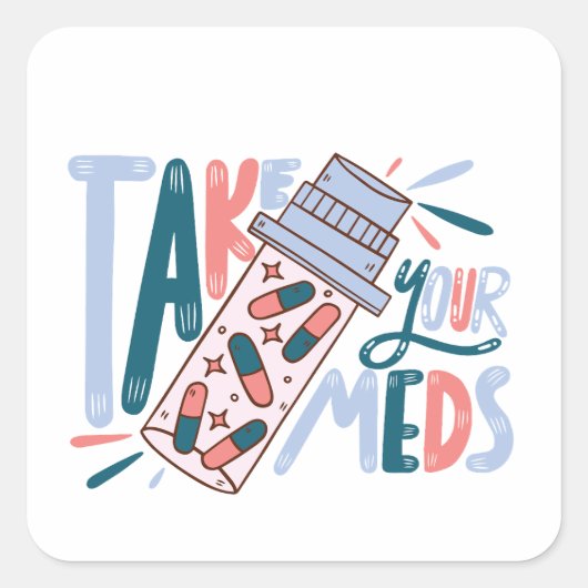 Nehmen Sie den Aufkleber für Ihre Medikamente (Vorderseite)
