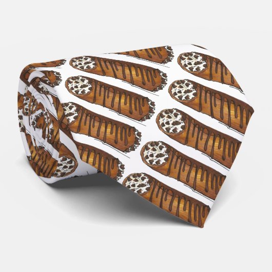 Nehmen Sie den Cannoli-Chip für italienische Leben Krawatte (Gerollt)