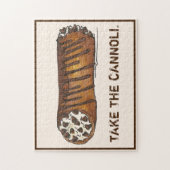 Nehmen Sie den Cannoli Chocolate Chip Italienische Puzzle (Vertikal)