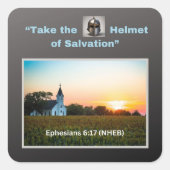 Nehmen Sie den Helm der Rettung - Aufkleber auf de (Vorderseite)