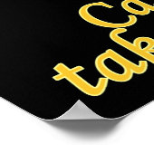 Nehmen Sie den Hitze-Flaming-Pong Poster (Ecke)