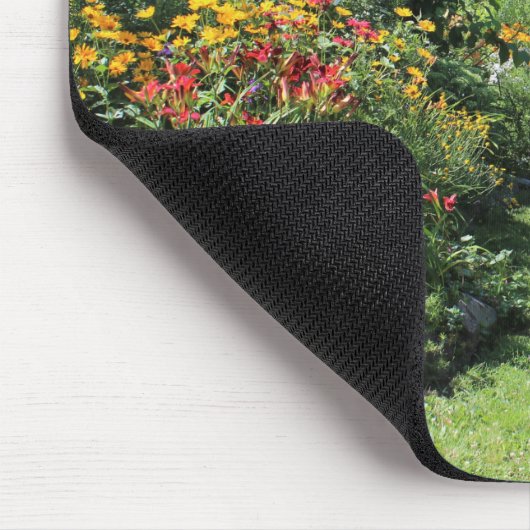 Nehmen Sie den Hütten-Garten-Weg! Mousepad (Ecke)
