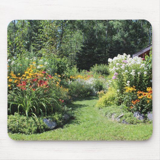 Nehmen Sie den Hütten-Garten-Weg! Mousepad (Vorne)