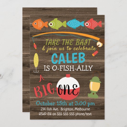 Nehmen Sie den Köder eine große Einladung zum 1. G (Vorne/Hinten)