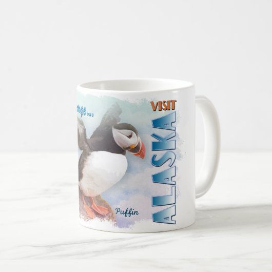 Nehmen Sie den Kopfsprung Kaffeetasse (VorderseiteRechts)