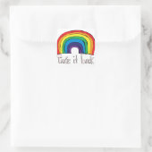 Nehmen Sie den Regenbogen zurück Quadratischer Aufkleber (Tasche)