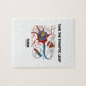 Nehmen Sie den synaptischen Sprung denkt Puzzle (Horizontal)