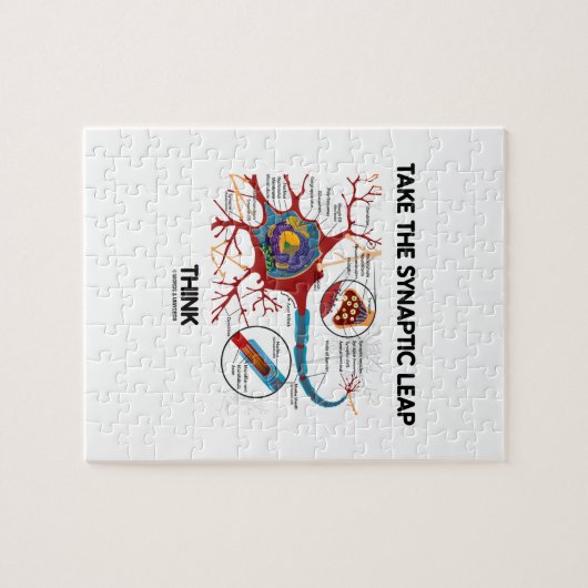 Nehmen Sie den synaptischen Sprung denkt Puzzle (Horizontal)