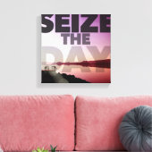 Nehmen Sie den Tag Leinwanddruck (Insitu (Wohnzimmer))